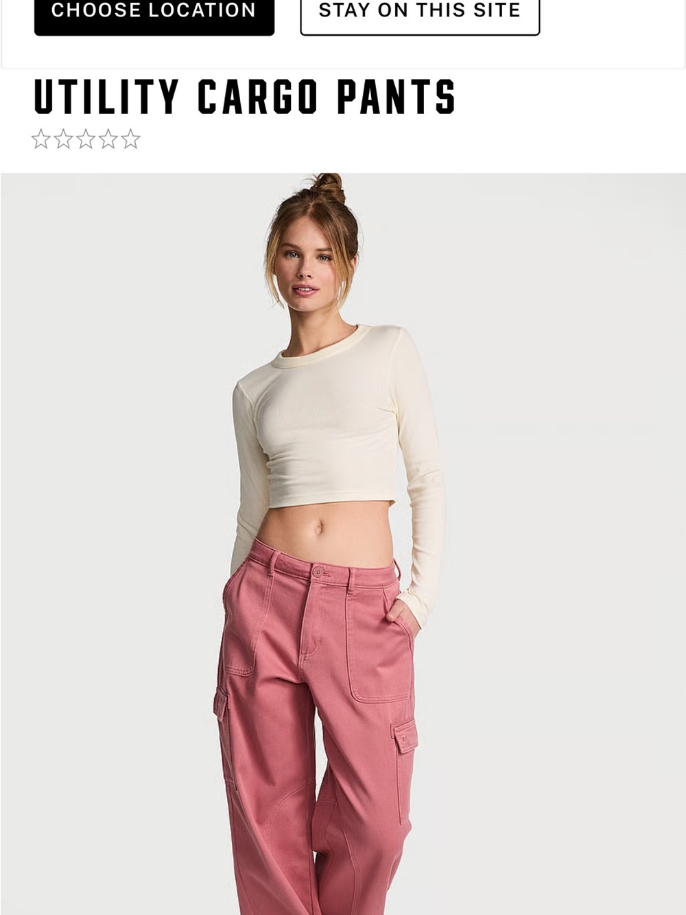 PINK Victoria's Secret Mauve Pink Cargo Shorts